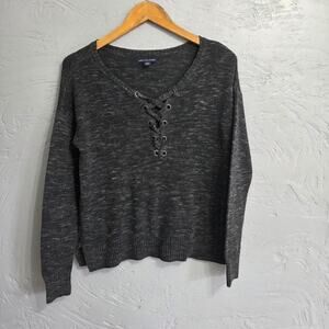 American Eagle Outfitters Woman's gray Long Sleeve Shirt size M